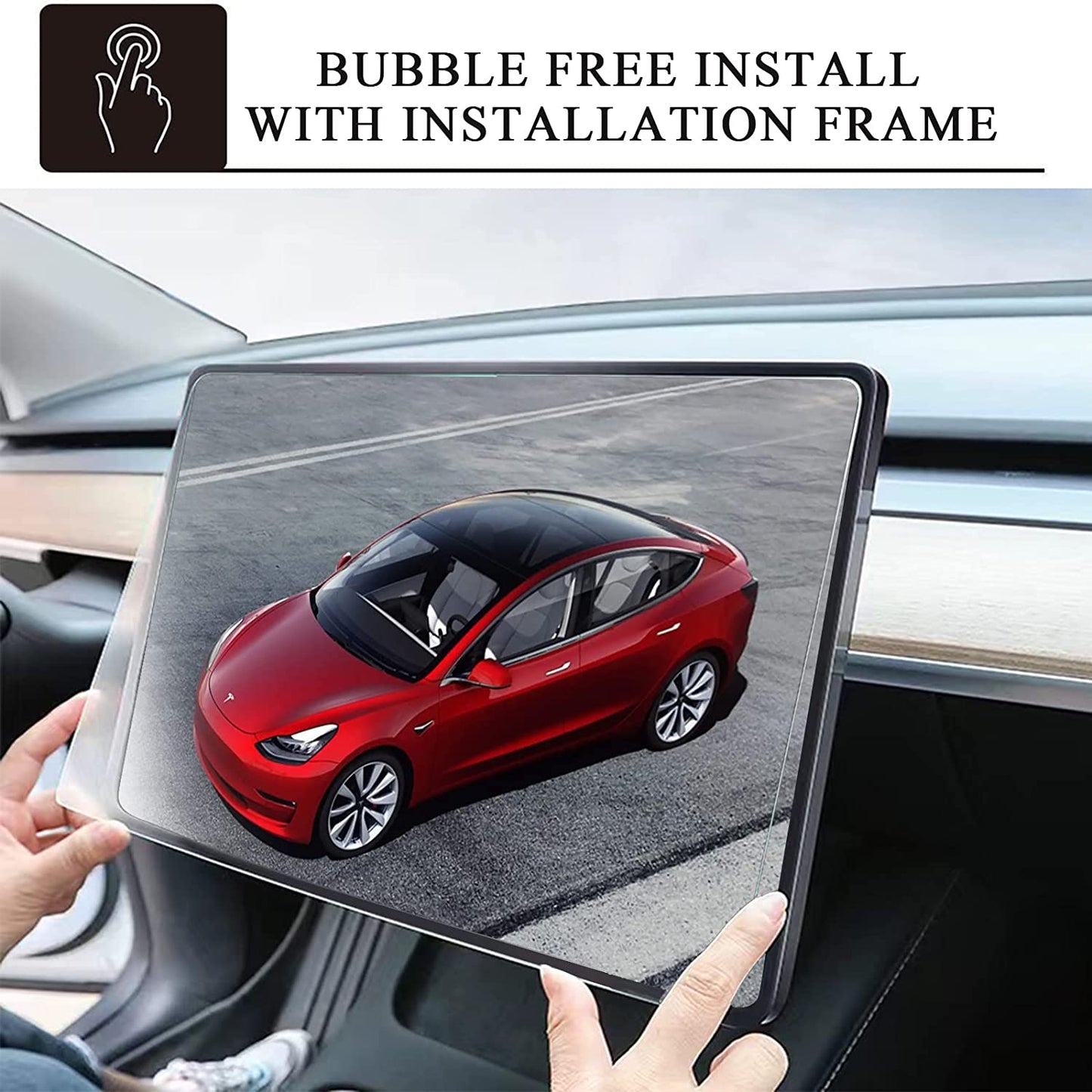 Tesla Model Y/3 Matte Screen Protector Anti Glare Fingerprint 15" Center Control Touchscreen